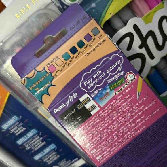 7 x Pentel K110 MatteHop Enchantment Colours Pens - SEALED - Picture 3 of 4